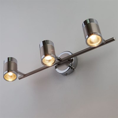 Светильник Prime 3x50Вт GU10 никель 50x9x15,5см - фото 2000734