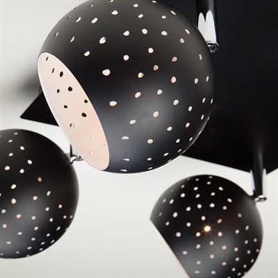 Светильник Shadow 4x40Вт G9 чёрный 25x25x16,5см - фото 2000745