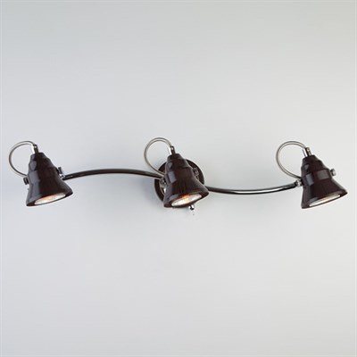 Светильник Magnum 3x50Вт G5.3 хром, тёмное дерево 53x20x12см - фото 2000750