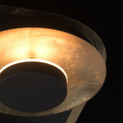 Светильник "Галатея" 4x6Вт LED 3000K черный 35x35x7,5см - фото 2000784