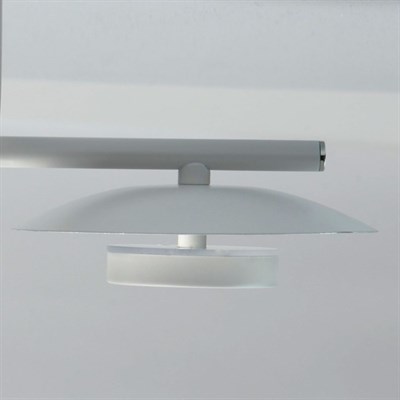 Светильник "Галатея" 2x6Вт LED 3000K серебро 15x42x11см - фото 2000792