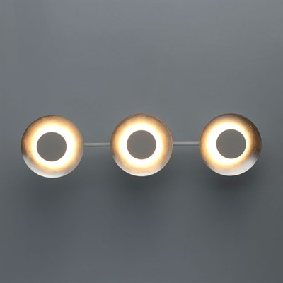 Светильник "Галатея" 3x6Вт LED 3000K серебро 15x57x11см - фото 2000802