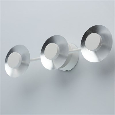 Светильник "Галатея" 3x6Вт LED 3000K серебро 15x57x11см - фото 2000804