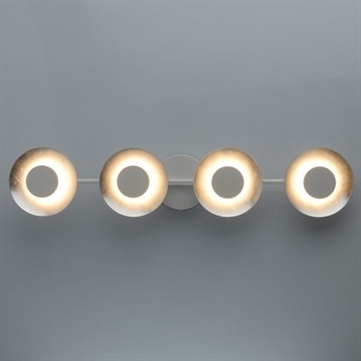 Светильник "Галатея" 4x6Вт LED 3000K серебро 15x75x11см - фото 2000810