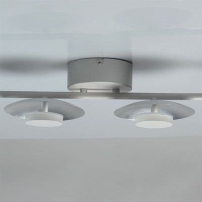 Светильник "Галатея" 4x6Вт LED 3000K серебро 15x75x11см - фото 2000815