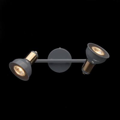 Светильник "Хоф" 2x50Вт GU10 голубой 16x30x16см - фото 2000855