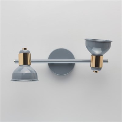 Светильник "Хоф" 2x50Вт GU10 голубой 16x30x16см - фото 2000857