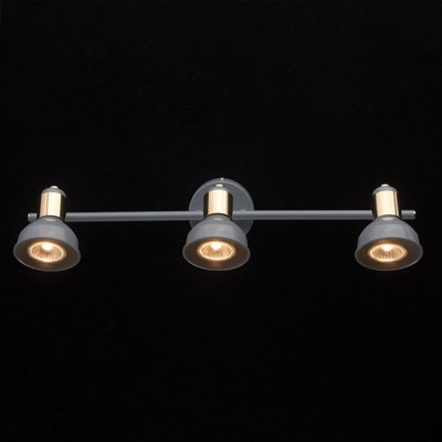 Светильник "Хоф" 3x50Вт GU10 голубой 16x52x17см - фото 2000863