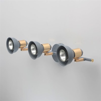 Светильник "Хоф" 3x50Вт GU10 голубой 16x52x17см - фото 2000865