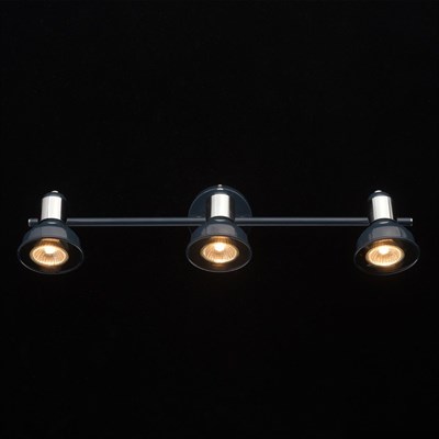 Светильник "Хоф" 3x50Вт GU10 синий 16x52x16см - фото 2000904