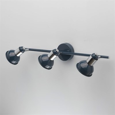 Светильник "Хоф" 3x50Вт GU10 синий 16x52x16см - фото 2000906