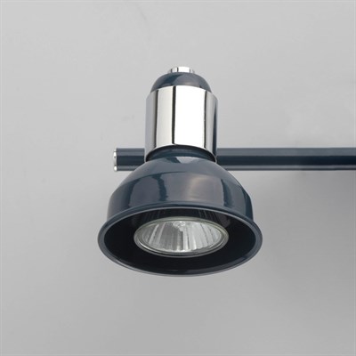 Светильник "Хоф" 3x50Вт GU10 синий 16x52x16см - фото 2000908