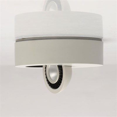 Светильник "Круз" 7Вт LED 3000K серый 15x15x3,8см - фото 2000916