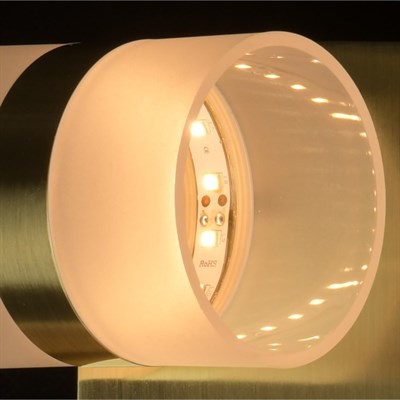 Светильник "Этингер" 4x2,5Вт LED 3000K золото 20x20x13см - фото 2000944