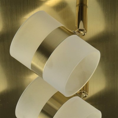 Светильник "Этингер" 9x2,5Вт LED 3000K золото 32x32x13,5см - фото 2000960