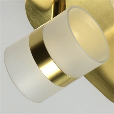 Светильник "Этингер" 9x2,5Вт LED 3000K золото 32x32x13,5см - фото 2000963