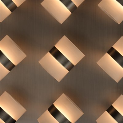 Светильник "Этингер" 9x2,5Вт LED 3000K серебро 32x32x13,5см - фото 2000978