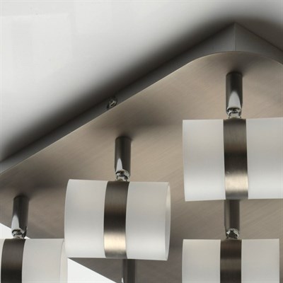 Светильник "Этингер" 9x2,5Вт LED 3000K серебро 32x32x13,5см - фото 2000979