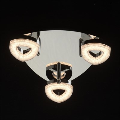 Светильник "Этингер" 3x4Вт LED 3000K хром 26x26x15,7см - фото 2000982