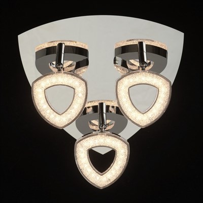 Светильник "Этингер" 3x4Вт LED 3000K хром 26x26x15,7см - фото 2000983