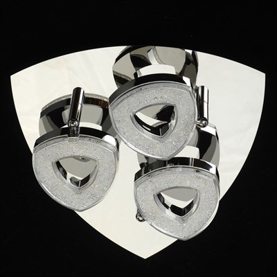Светильник "Этингер" 3x4Вт LED 3000K хром 26x26x15,7см - фото 2000984
