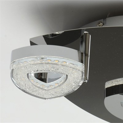 Светильник "Этингер" 3x4Вт LED 3000K хром 26x26x15,7см - фото 2000990