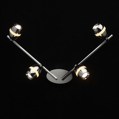 Светильник "Этингер" 4x4Вт LED 3000K хром 62x68x17см - фото 2000994