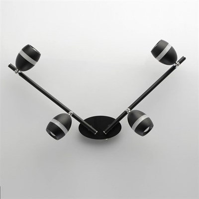 Светильник "Этингер" 4x4Вт LED 3000K черный 62x68x17см - фото 2001009