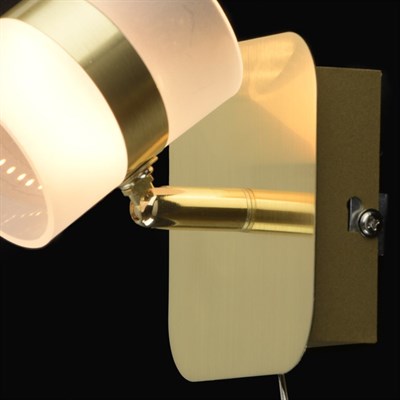 Светильник "Этингер" 2,5Вт LED 3000K золото 10x10x13см - фото 2001019