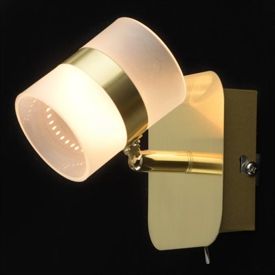 Светильник "Этингер" 2,5Вт LED 3000K золото 10x10x13см - фото 2001020