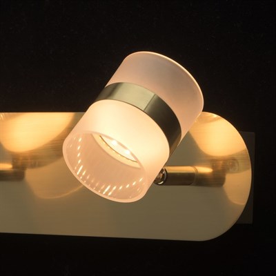 Светильник "Этингер" 2x2,5Вт LED 3000K золото 28x8,5x13,5см - фото 2001026