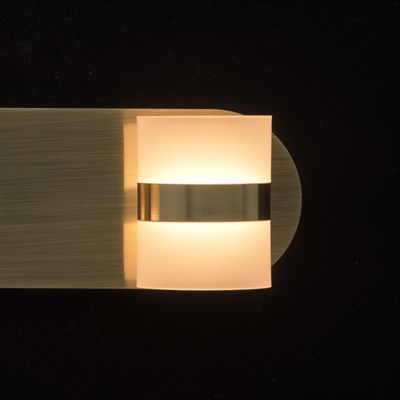 Светильник "Этингер" 2x2,5Вт LED 3000K золото 28x8,5x13,5см - фото 2001028