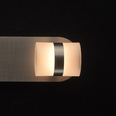 Светильник "Этингер" 2x2,5Вт LED 3000K серебро 28x8,5x13,5см - фото 2001036