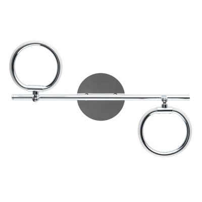 Светильник "Этингер" 2x3Вт LED 3000K хром 37x10x21см - фото 2001042