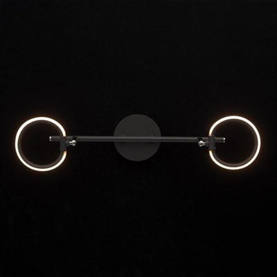 Светильник "Этингер" 2x3Вт LED 3000K черный 37x10x21см - фото 2001045