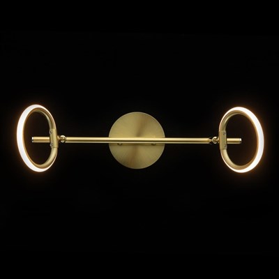 Светильник "Этингер" 2x3Вт LED 3000K золото 24x37x20см - фото 2001054