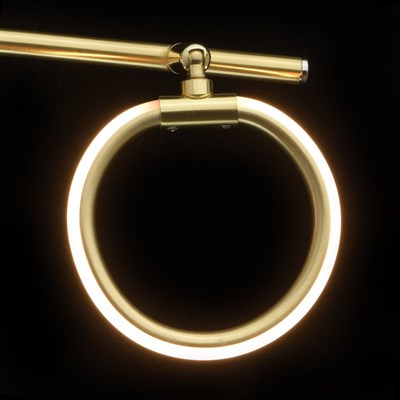 Светильник "Этингер" 2x3Вт LED 3000K золото 24x37x20см - фото 2001057