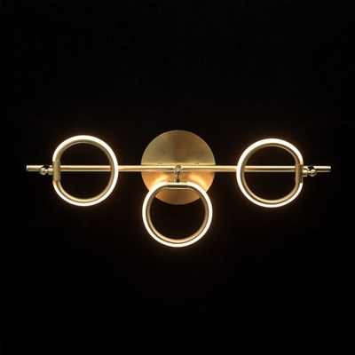 Светильник "Этингер" 3x3Вт LED 3000K золото 53x12x21см - фото 2001064