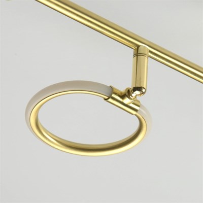 Светильник "Этингер" 6x3Вт LED 3000K золото 180x10x24,5см - фото 2001072