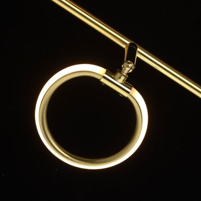 Светильник "Этингер" 6x3Вт LED 3000K золото 180x10x24,5см - фото 2001073