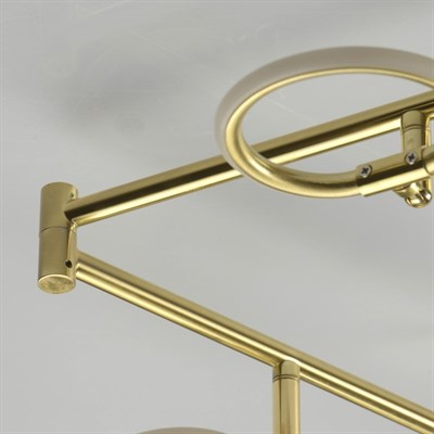 Светильник "Этингер" 6x3Вт LED 3000K золото 180x10x24,5см - фото 2001075