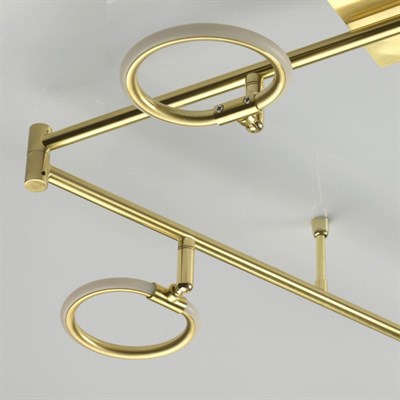 Светильник "Этингер" 6x3Вт LED 3000K золото 180x10x24,5см - фото 2001076