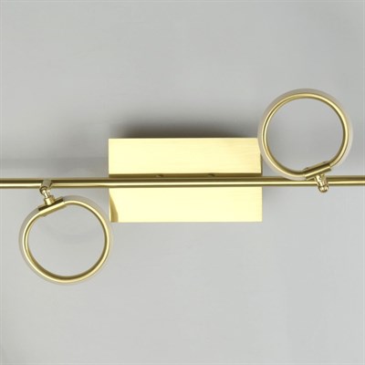 Светильник "Этингер" 6x3Вт LED 3000K золото 180x10x24,5см - фото 2001078