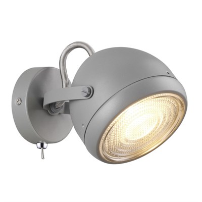 Светильник с выкл. GRAFFITO 50Вт GU10 серый - фото 2001084