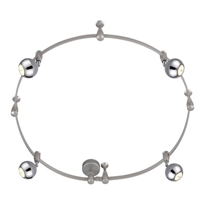 Гибкий трек CEMETA 4x50Вт GU10 серый - фото 2001096