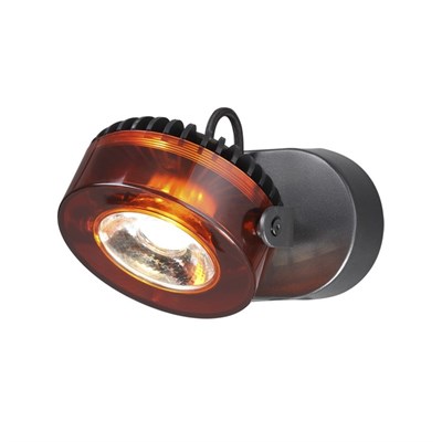 Светильник VIVACE 10Вт 3500К LED черный, коньячный - фото 2001130