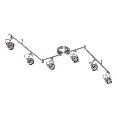 Светильник BRETA 6x50Вт GU10 серебро - фото 2001138