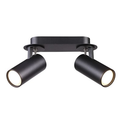 Светильник CORSE 2x50Вт GU10 черный - фото 2001164