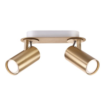 Светильник CORSE 2x50Вт GU10 черный, золото - фото 2001175