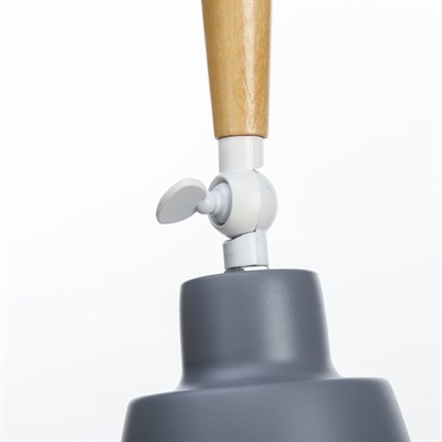 Спот "Цилиндр малый" 1x40Вт E27 серый 12х20х20 см - фото 2001276